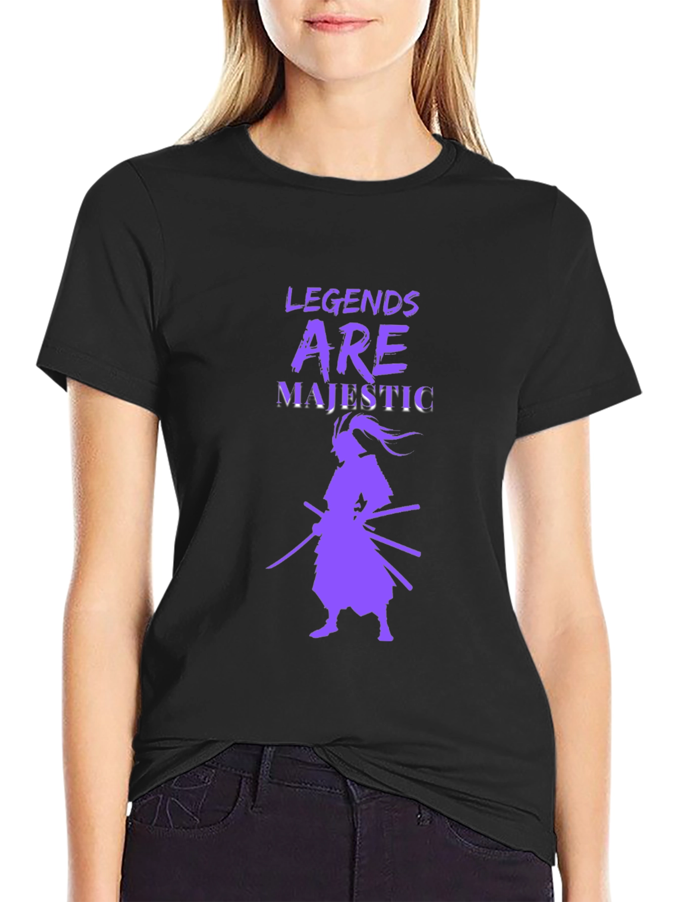 Legends Are Majestic Samurai Graphic T-Shirt