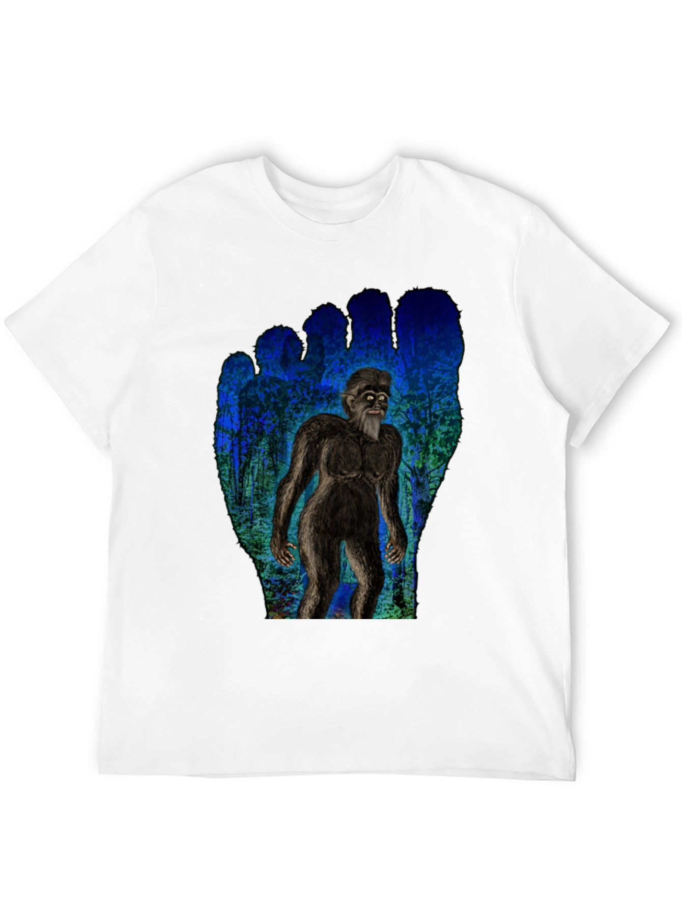 Bigfoot T-Shirt - Forest Creature Design