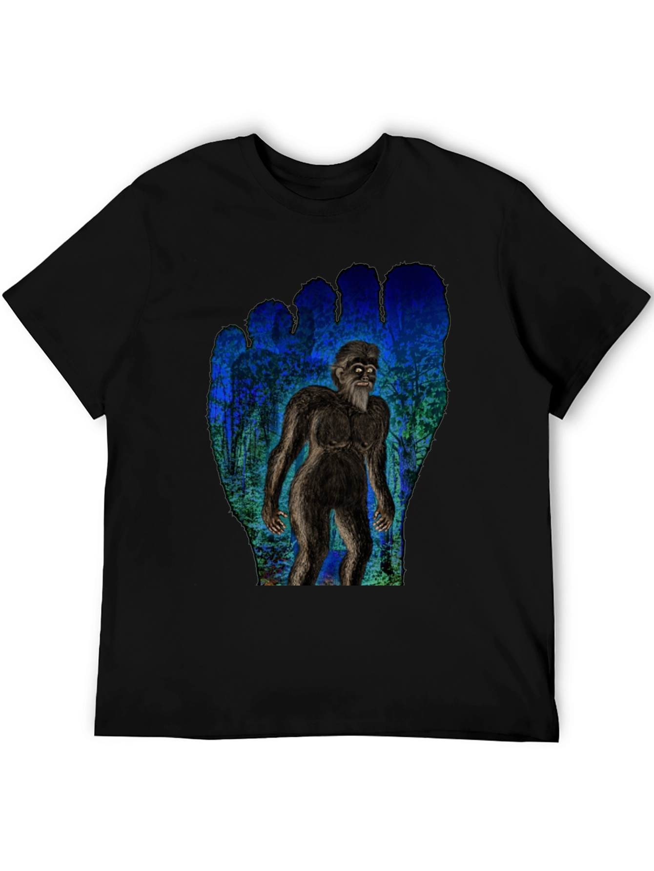 Bigfoot T-Shirt - Forest Creature Design