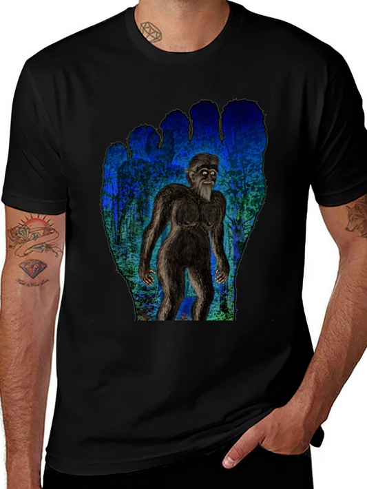 Bigfoot T-Shirt - Forest Creature Design