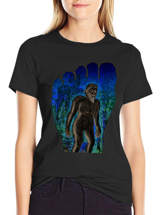 Bigfoot T-Shirt - Forest Creature Design