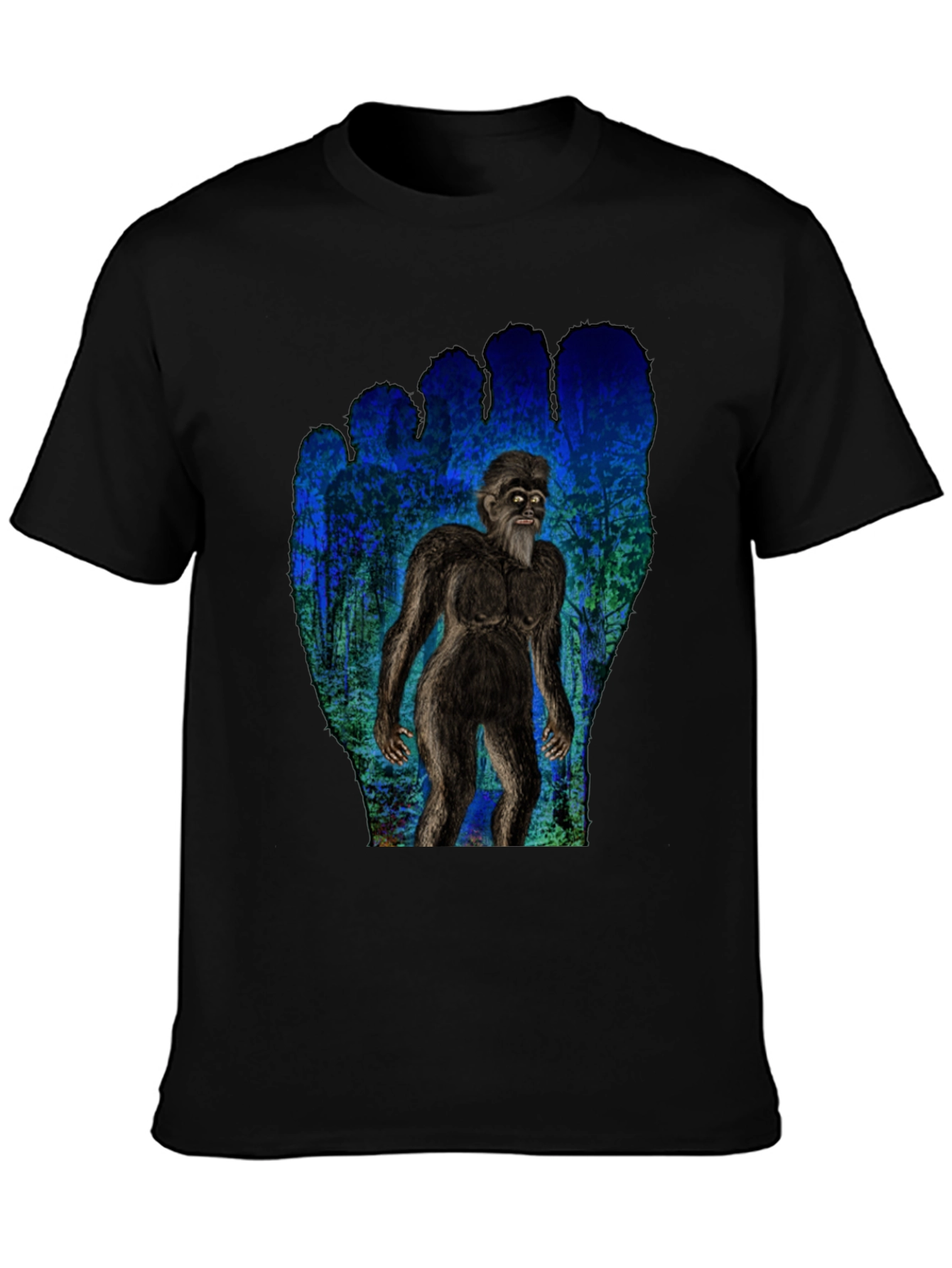 Bigfoot T-Shirt - Forest Creature Design