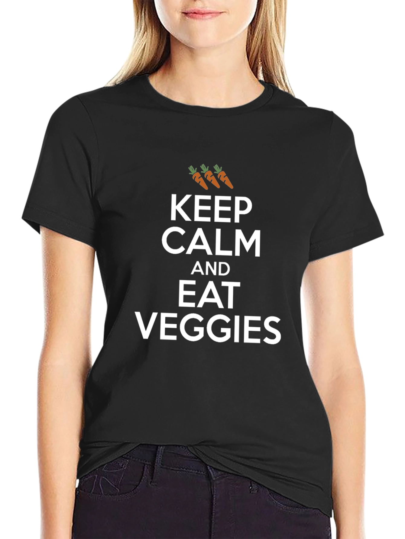 Keep Calm and Eat Veggies T-Shirt