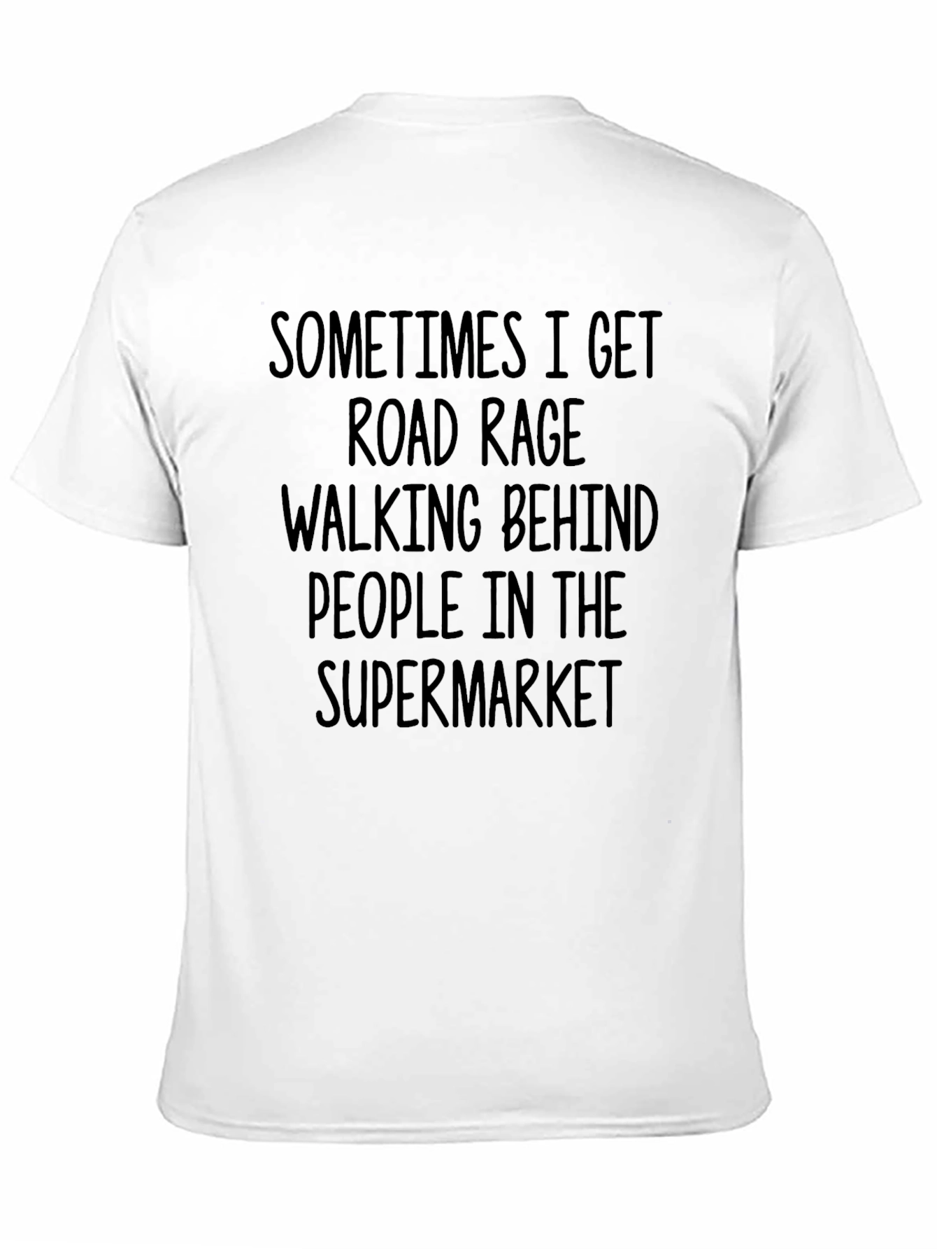 Road Rage Supermarket Funny Graphic Tee