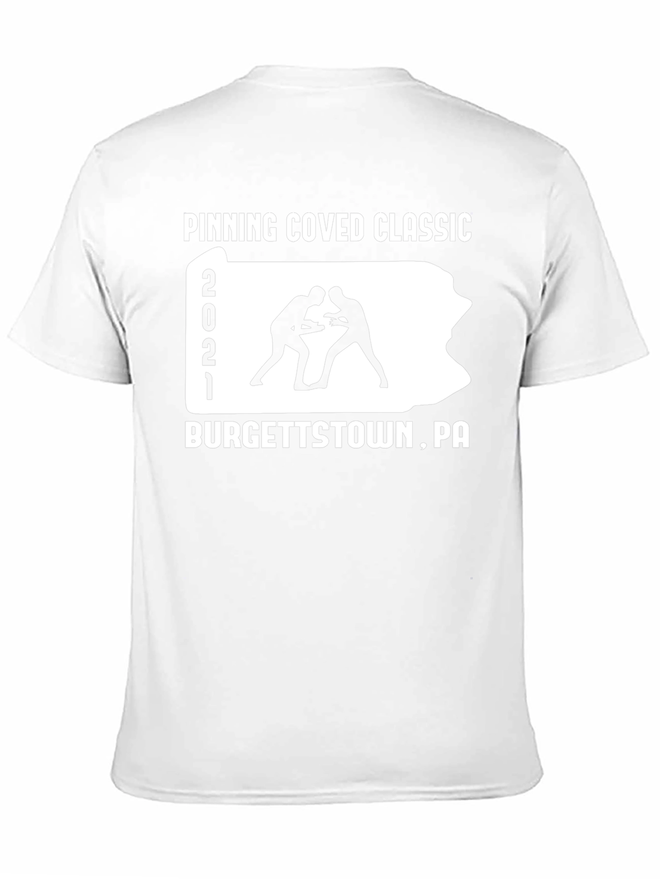 Pinning Coved Classic Wrestling T-Shirt