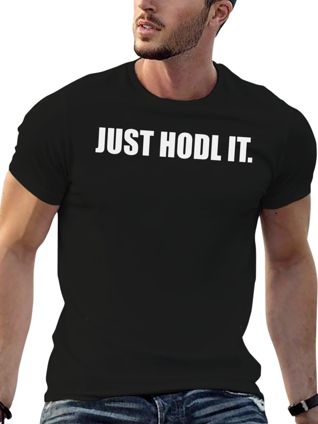Just Hodl It Black Crypto T-Shirt