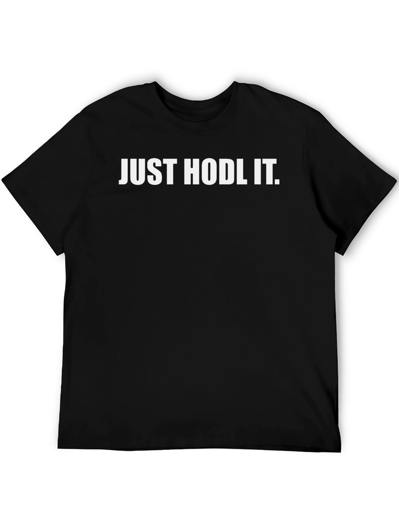 Just Hodl It Black Crypto T-Shirt
