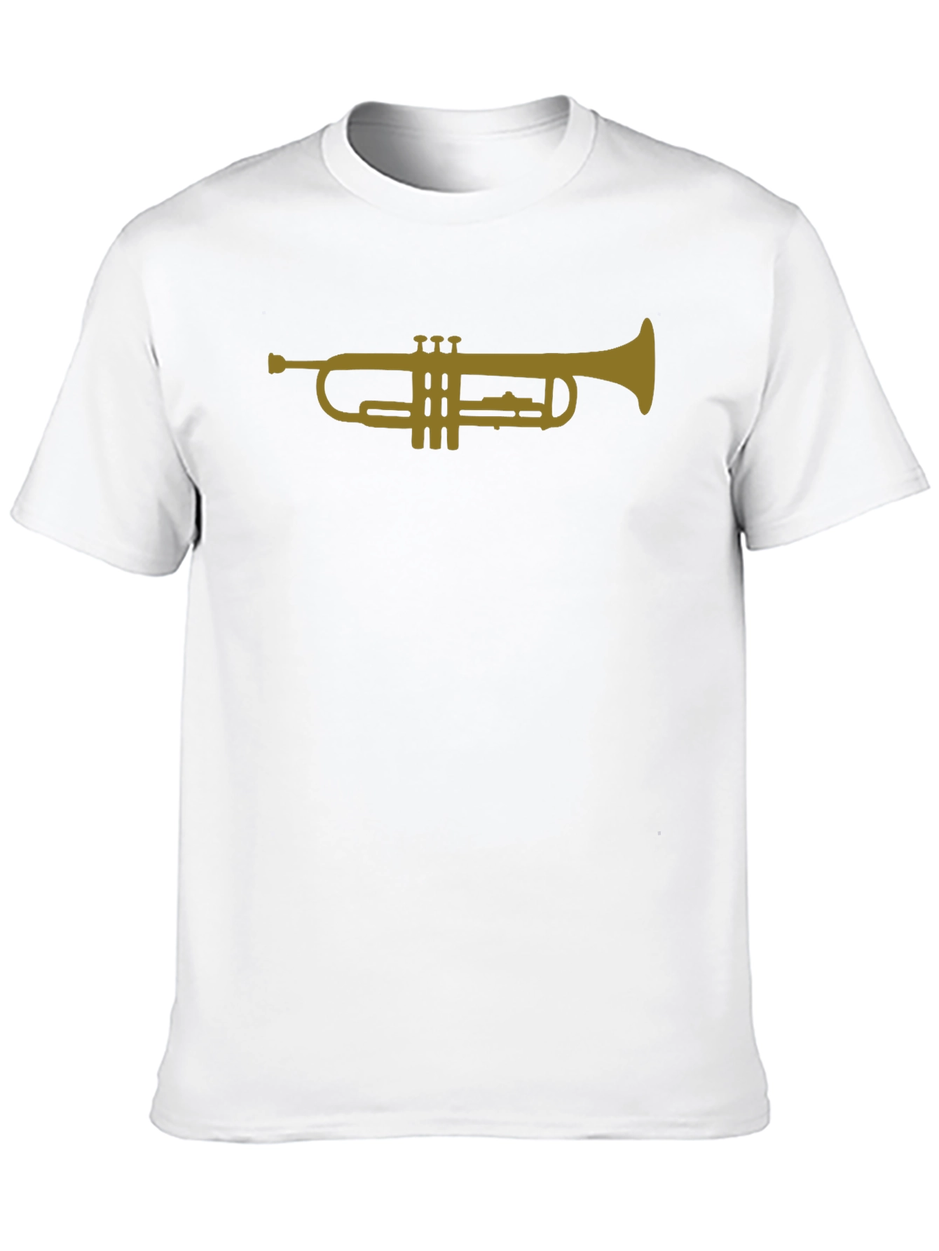 Trumpet Graphic Tee - Musicians Black T-Shirt
