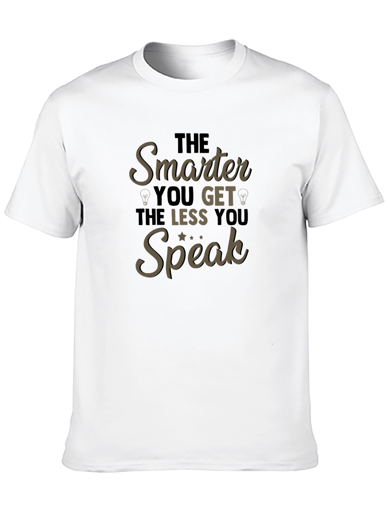 Smarter You Get Black T-Shirt