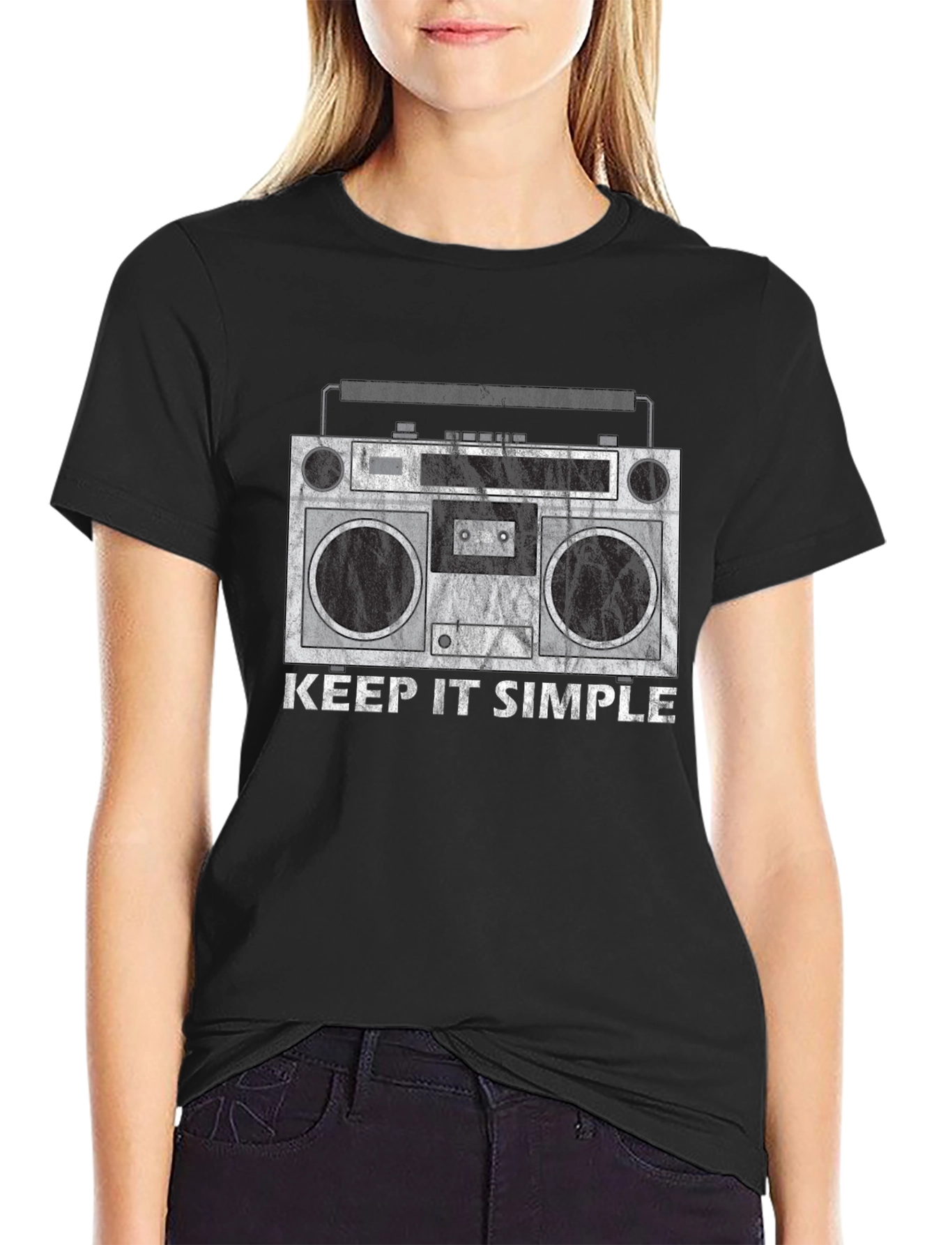 Keep It Simple Boombox Graphic Tee