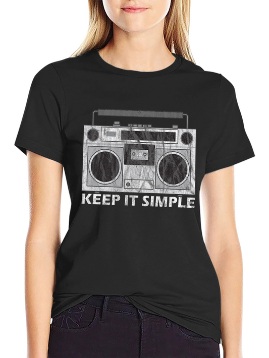 Keep It Simple Boombox Graphic Tee