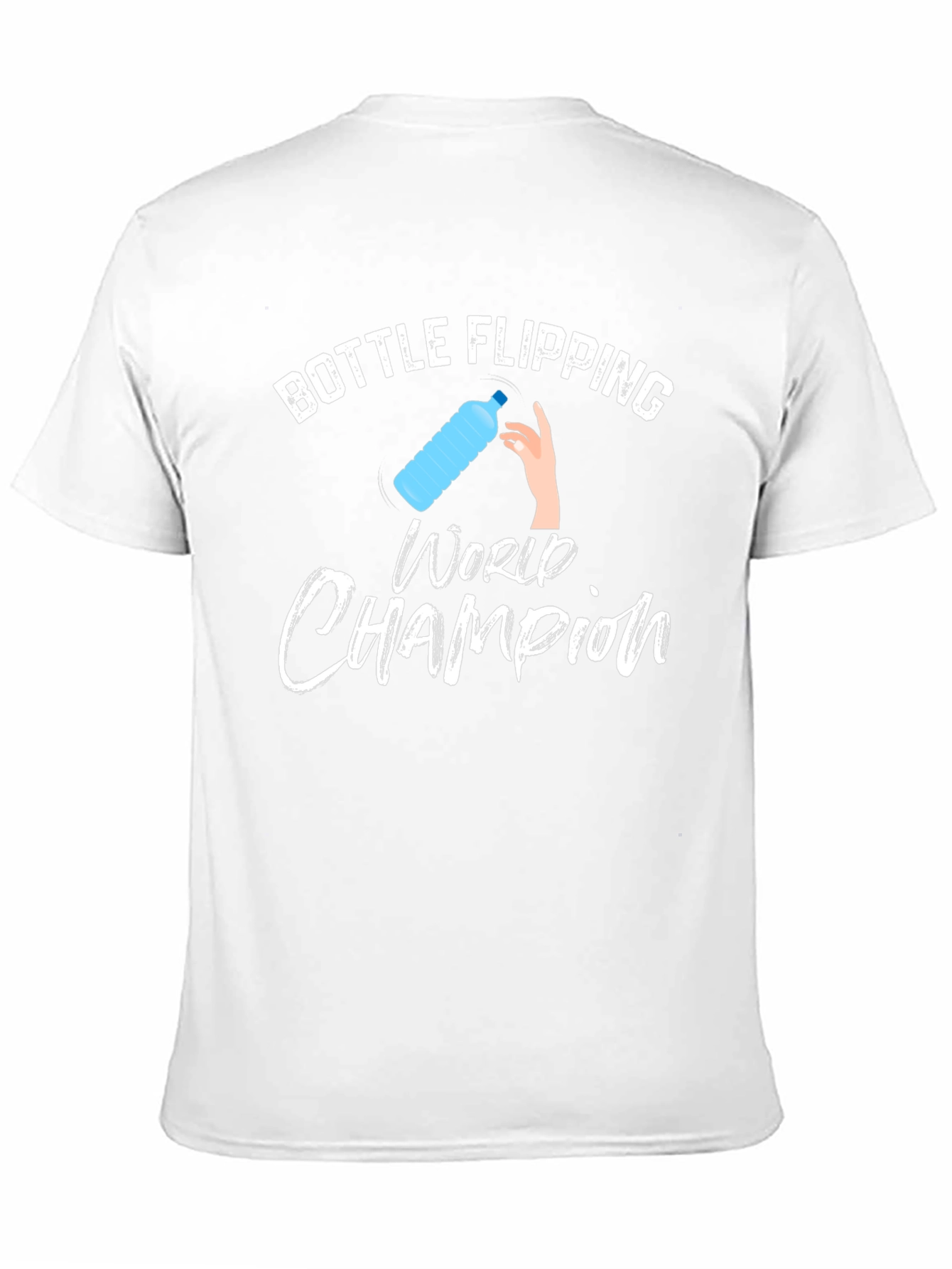 Bottle Flipping World Champion T-Shirt - Black