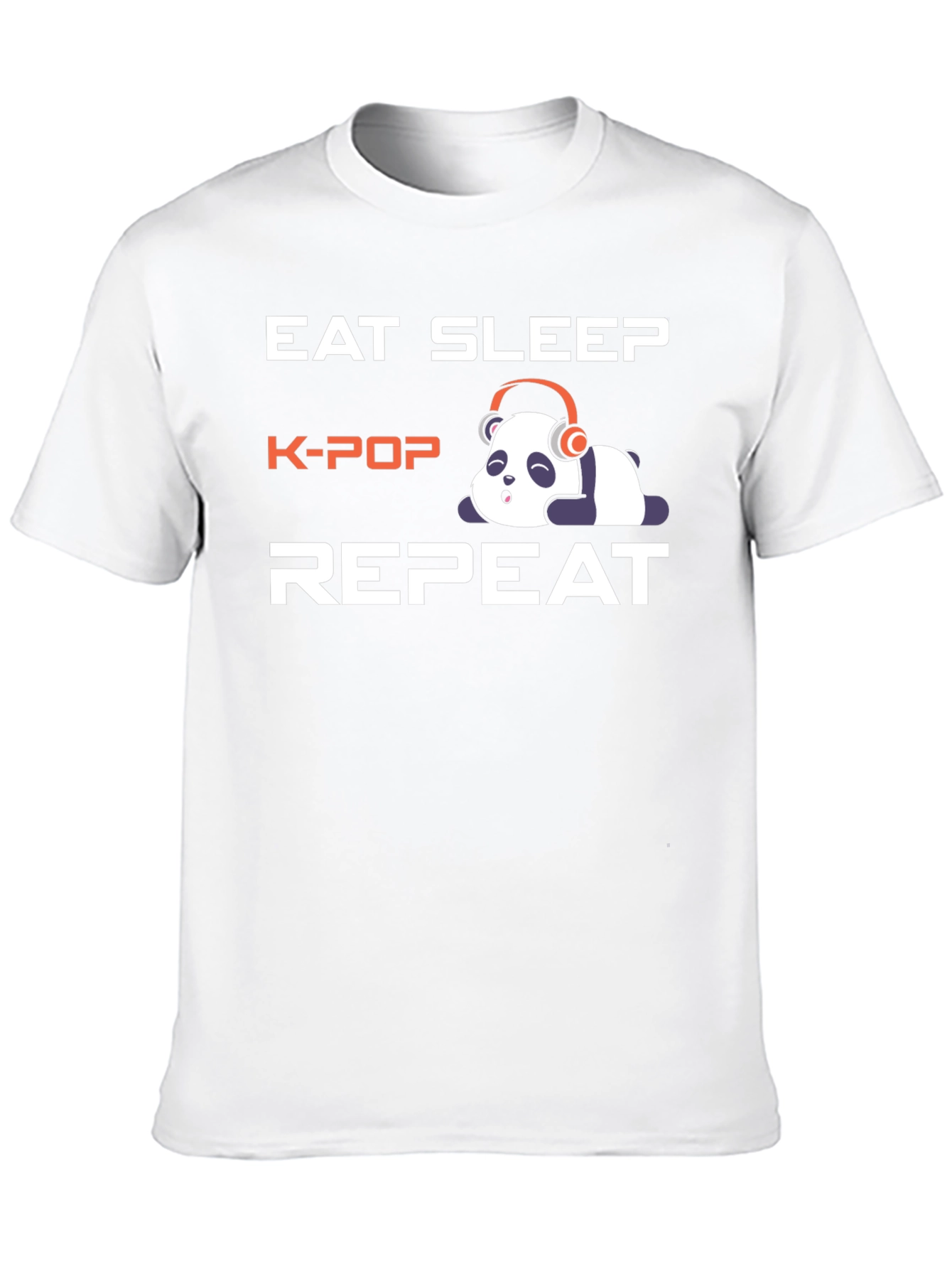 Eat Sleep K-Pop Panda T-Shirt