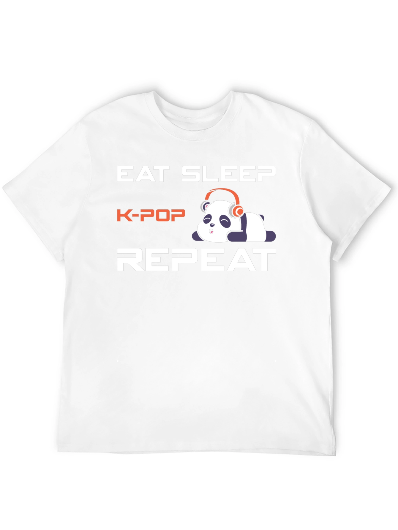 Eat Sleep K-Pop Panda T-Shirt