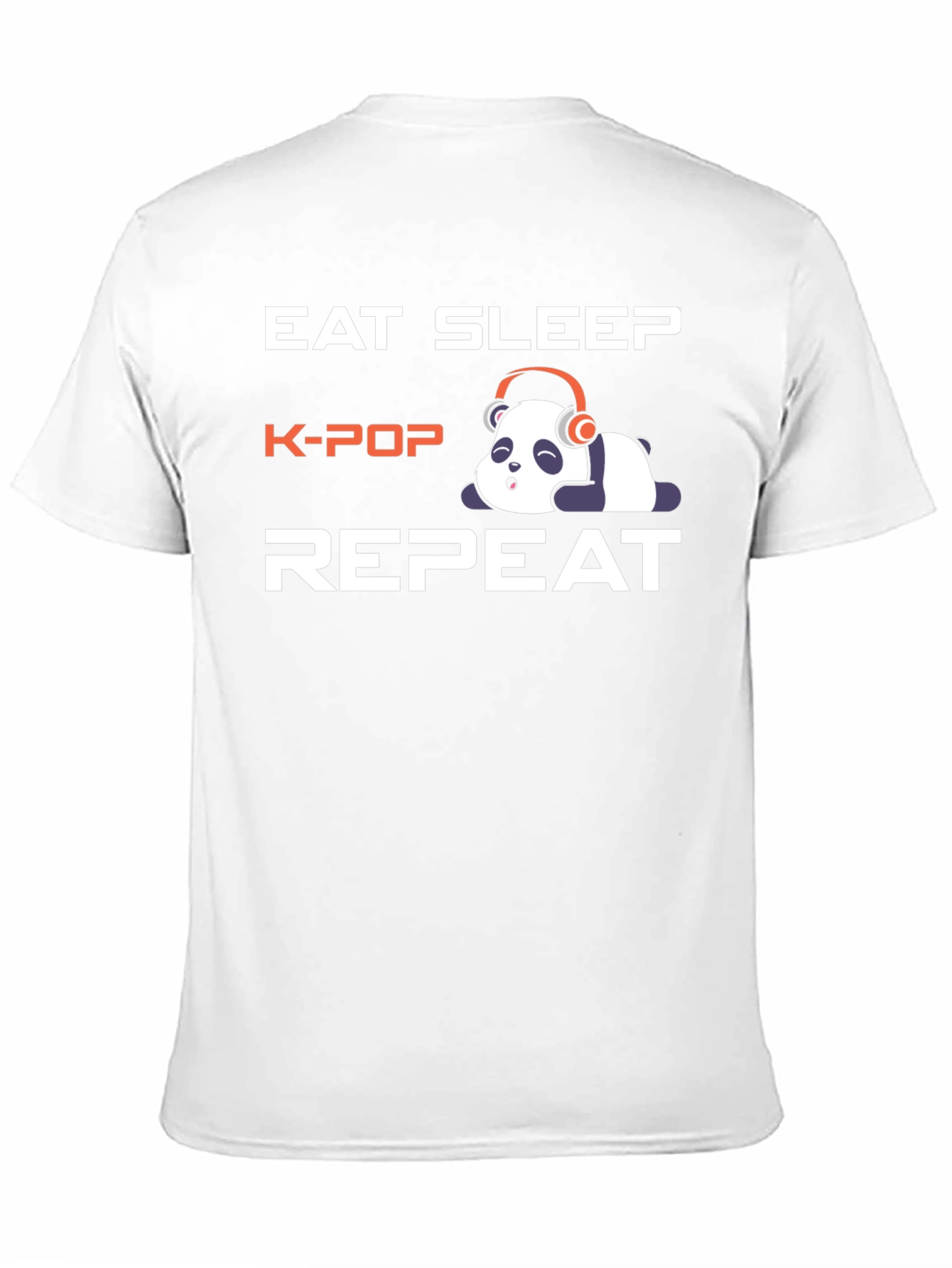 Eat Sleep K-Pop Panda T-Shirt