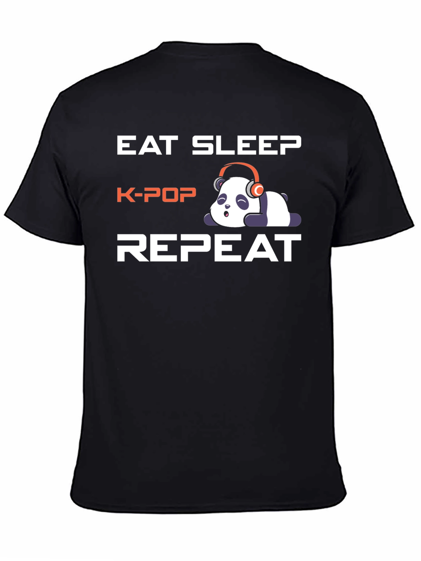 Eat Sleep K-Pop Panda T-Shirt