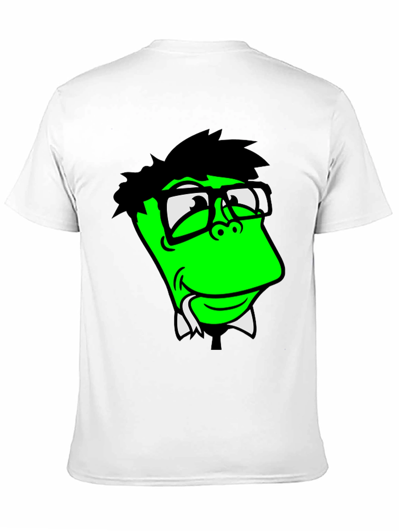 Funny Green Cartoon Character T-Shirt