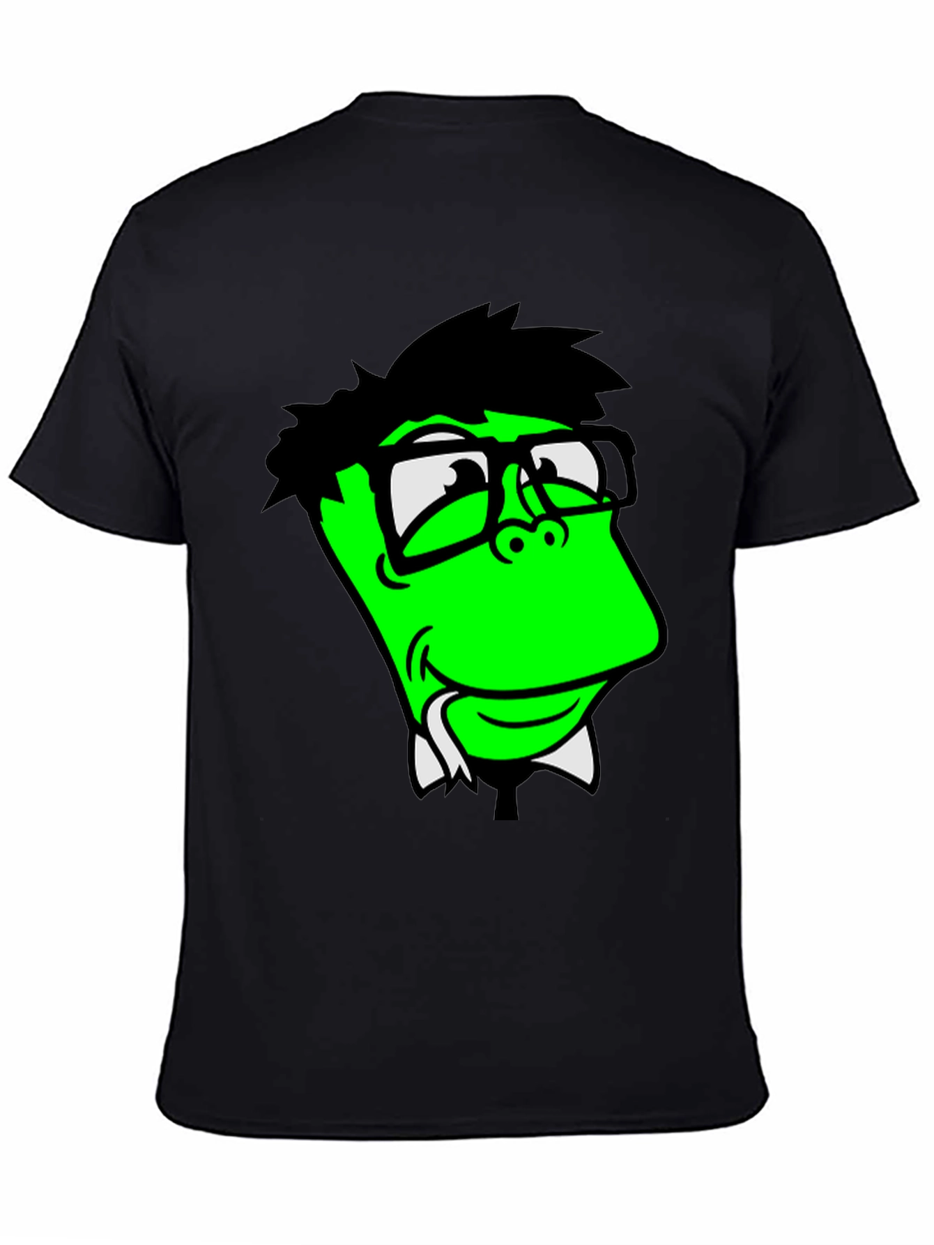 Funny Green Cartoon Character T-Shirt