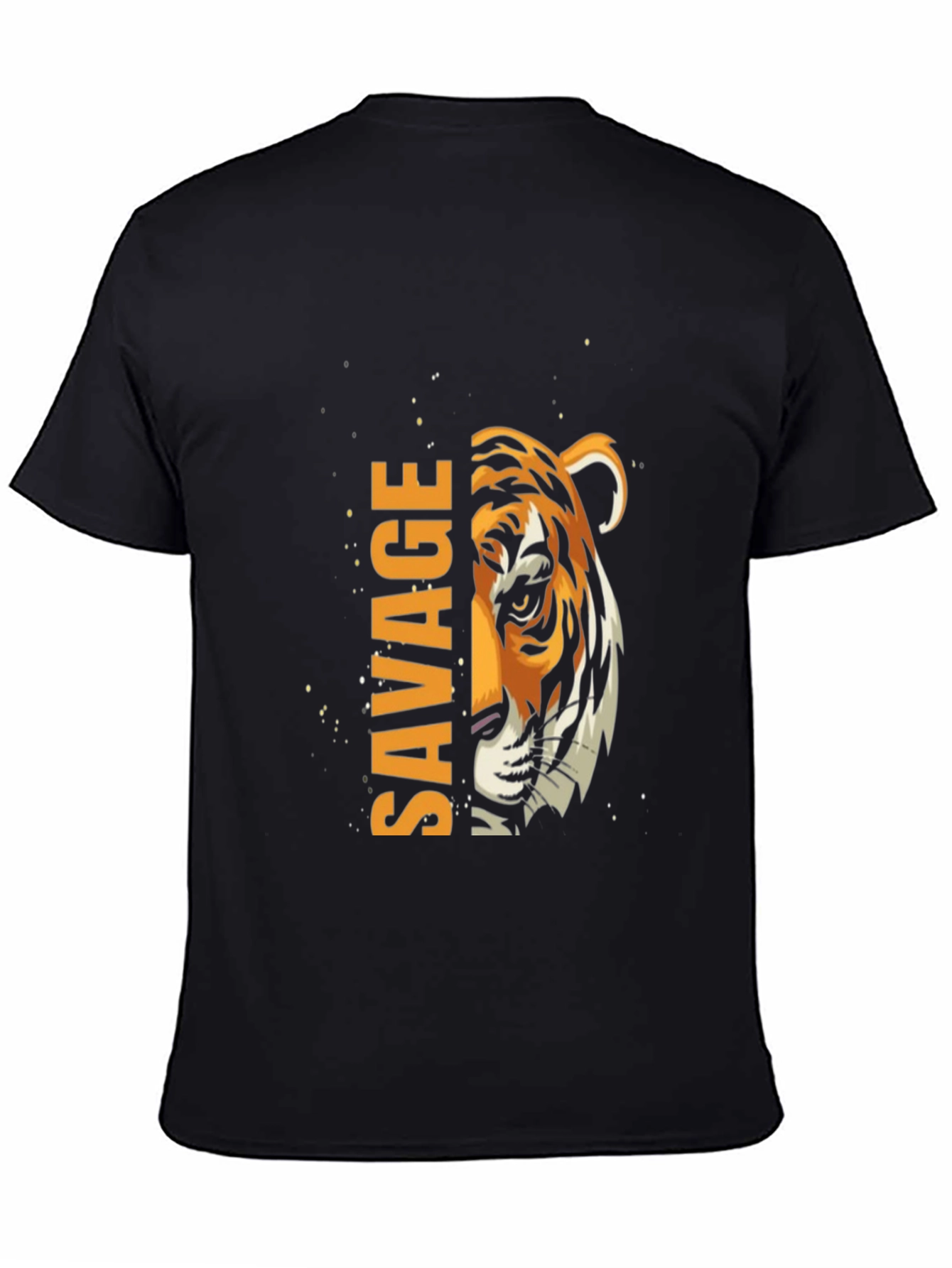 Savage Tiger Graphic Print Tee