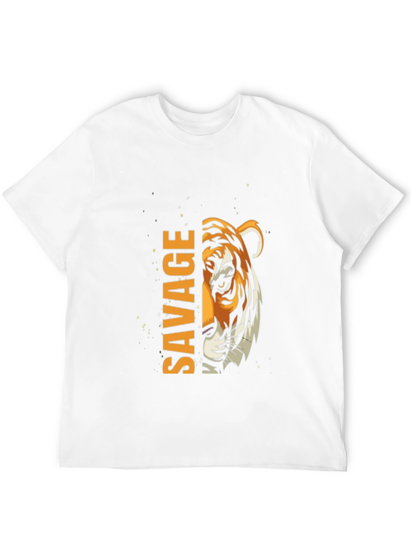 Savage Tiger Graphic Print Tee