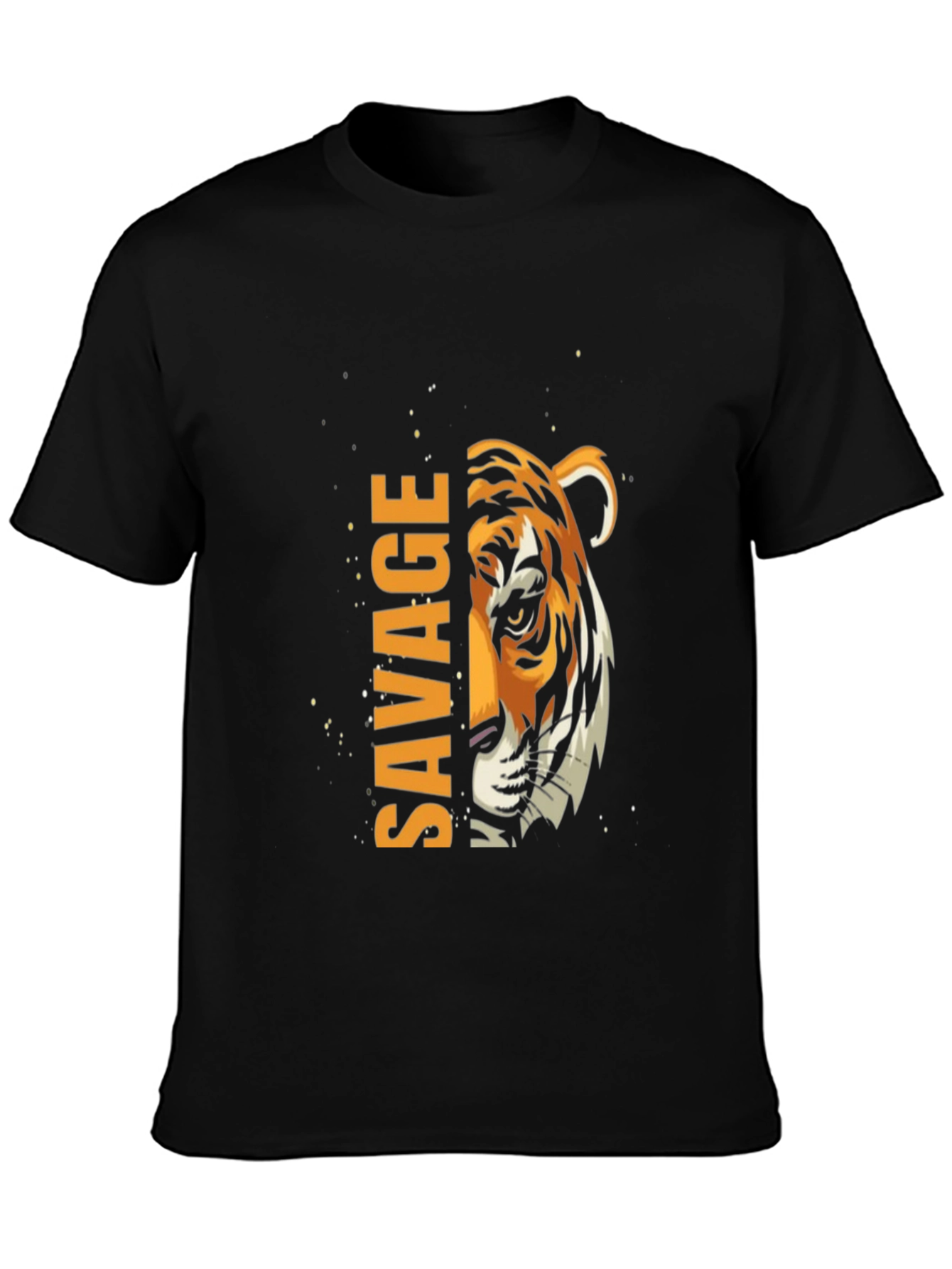 Savage Tiger Graphic Print Tee