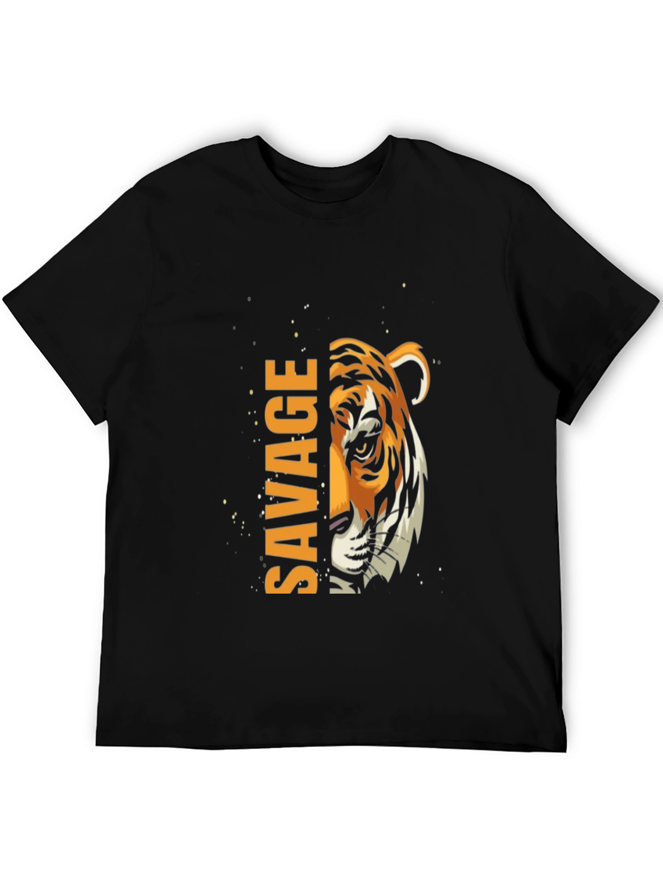 Savage Tiger Graphic Print Tee