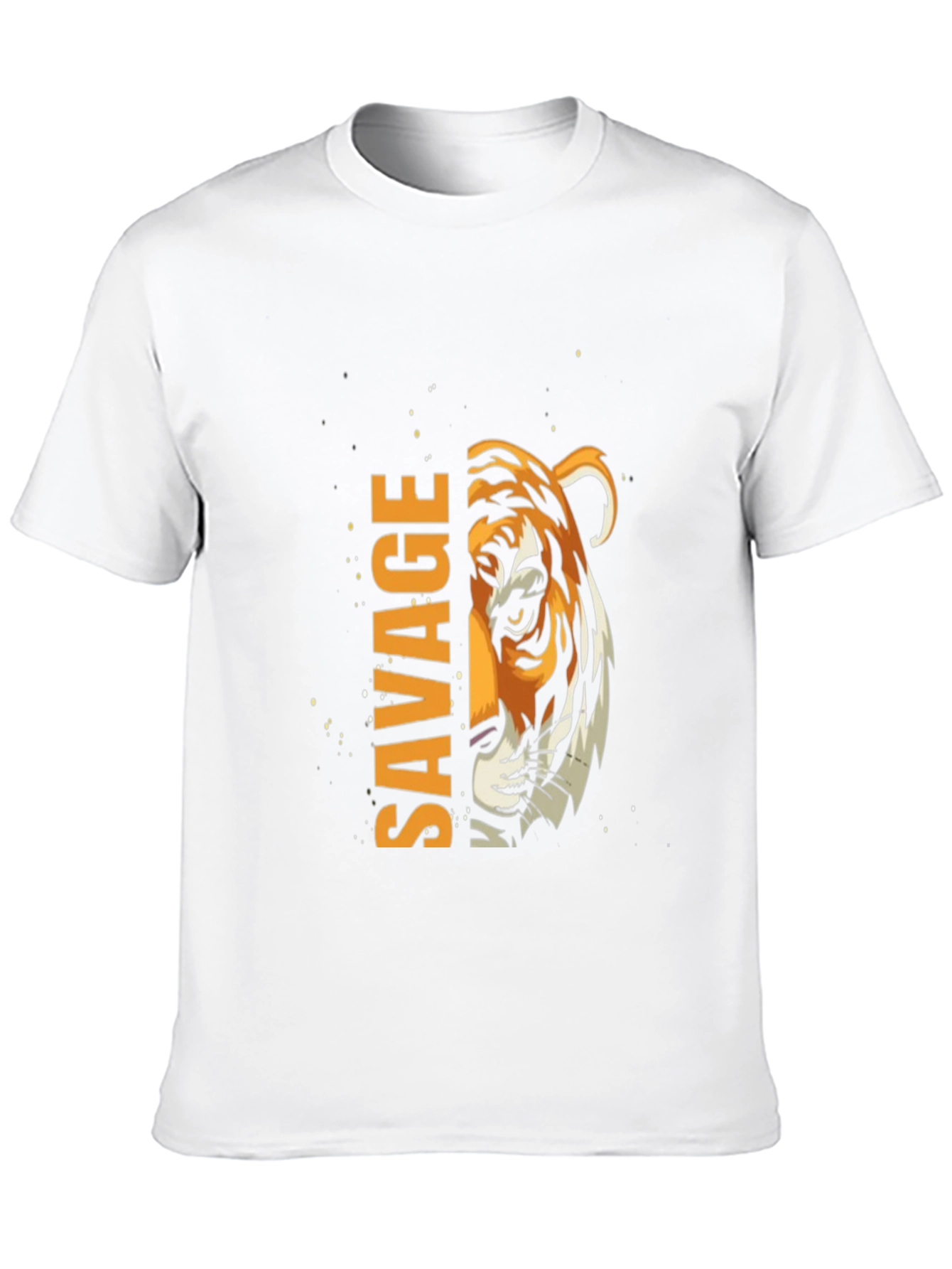 Savage Tiger Graphic Print Tee