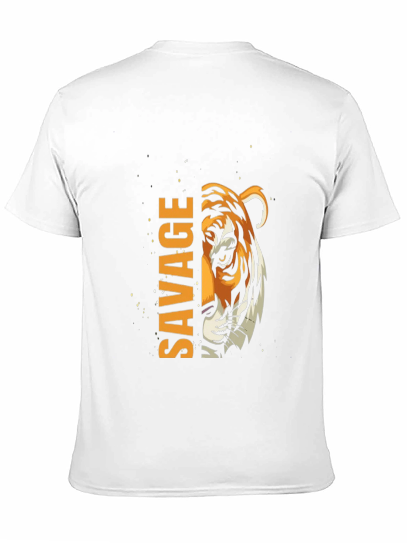 Savage Tiger Graphic Print Tee