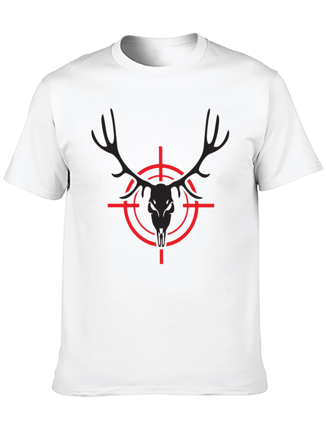 Target Deer Skull Graphic Tee - Black