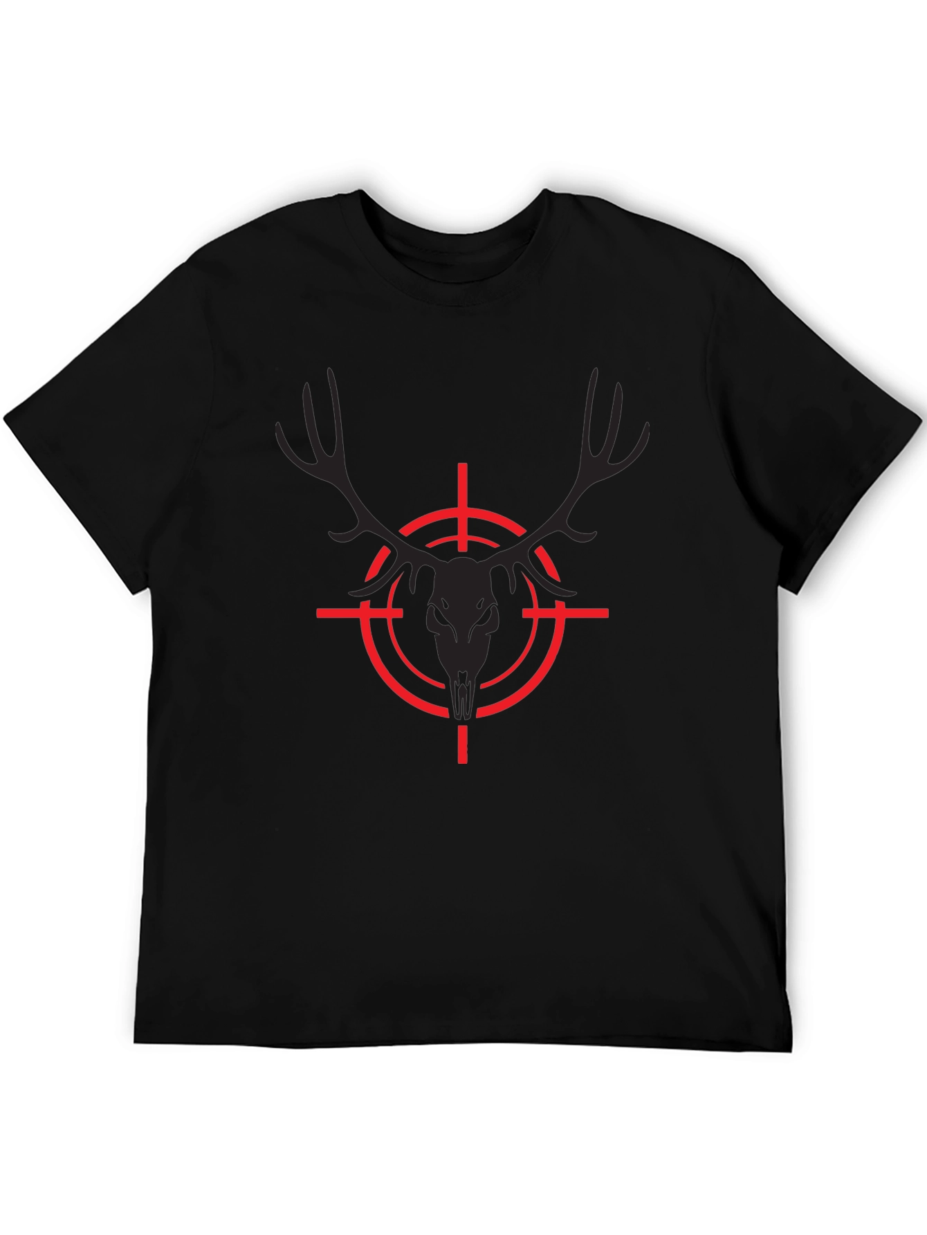 Target Deer Skull Graphic Tee - Black