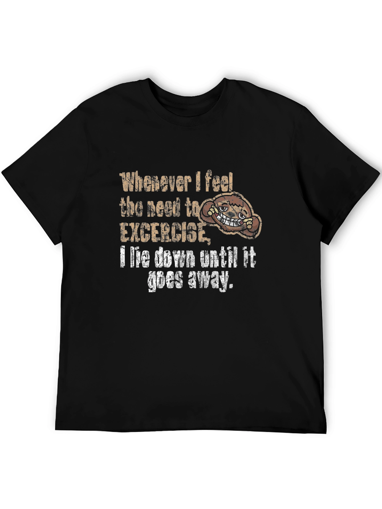 Funny Exercise Sloth T-Shirt - Unisex