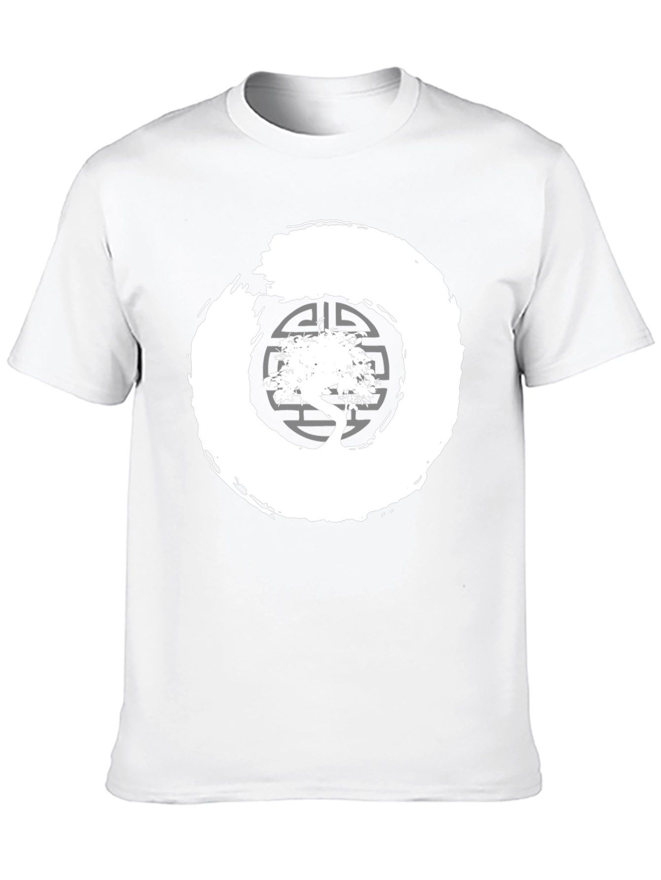 Enso Zen Circle Bonsai Tree Graphic Tee