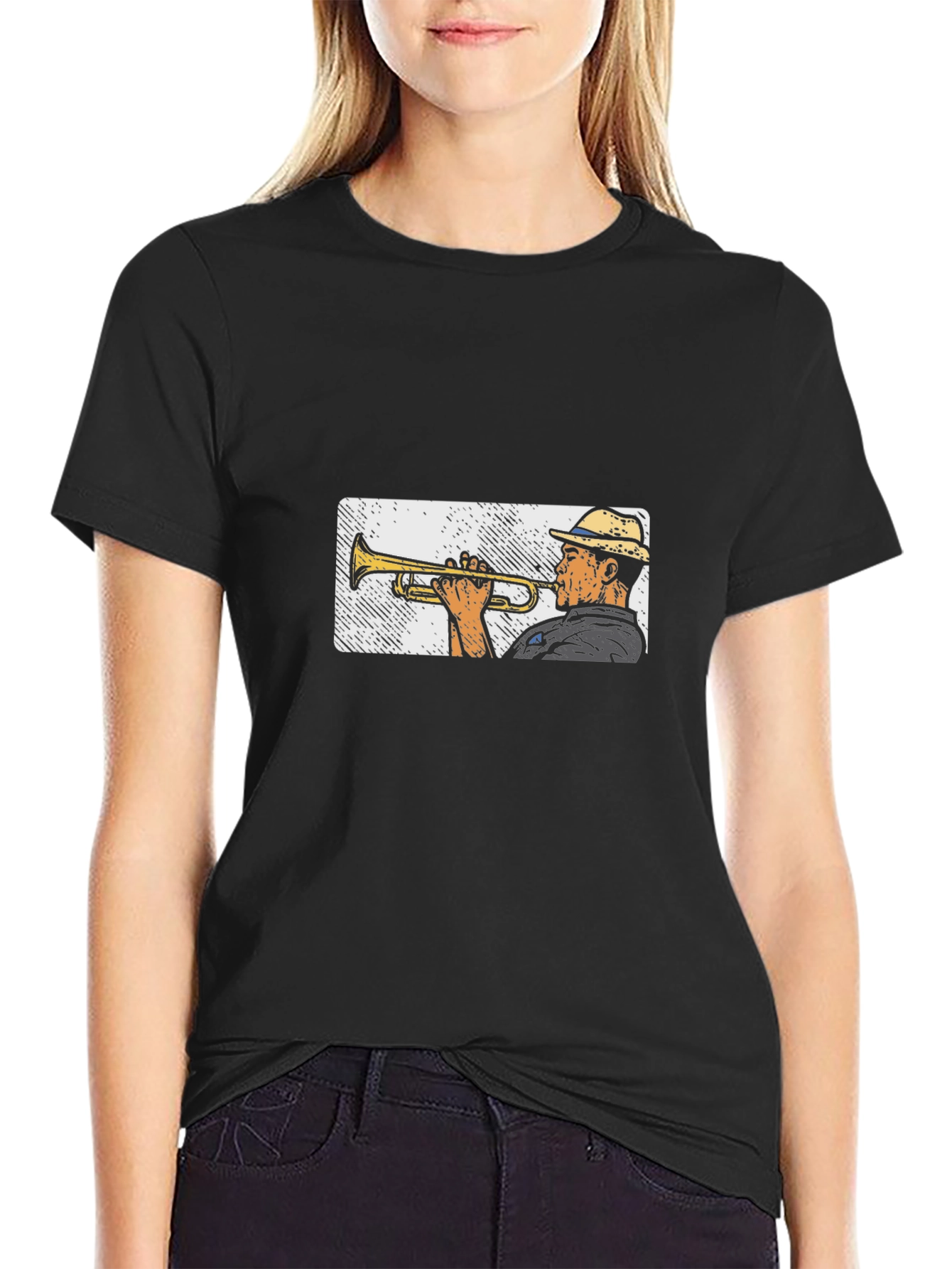 Jazz Trumpet Player T-Shirt - Cool Musician Tee