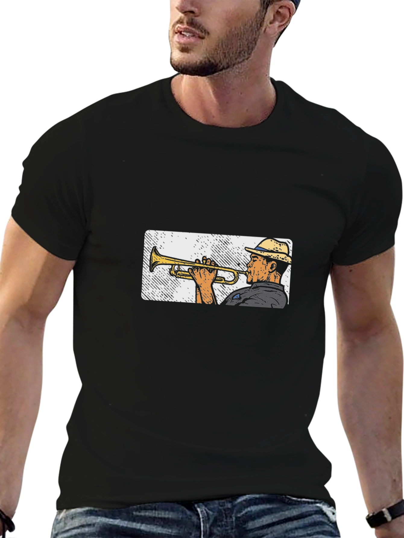 Jazz Trumpet Player T-Shirt - Cool Musician Tee