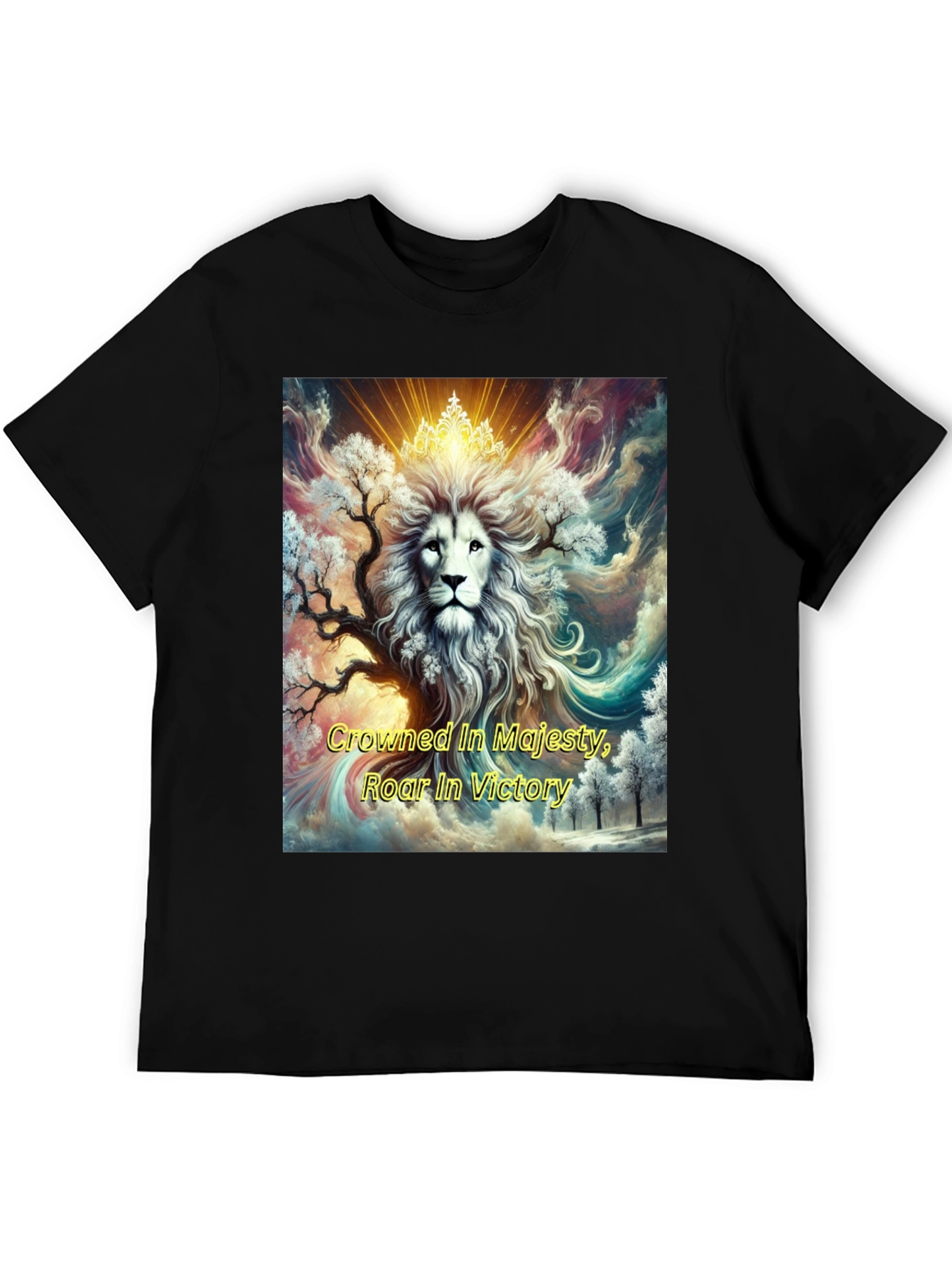 Crowned Lion Majesty Graphic Tee