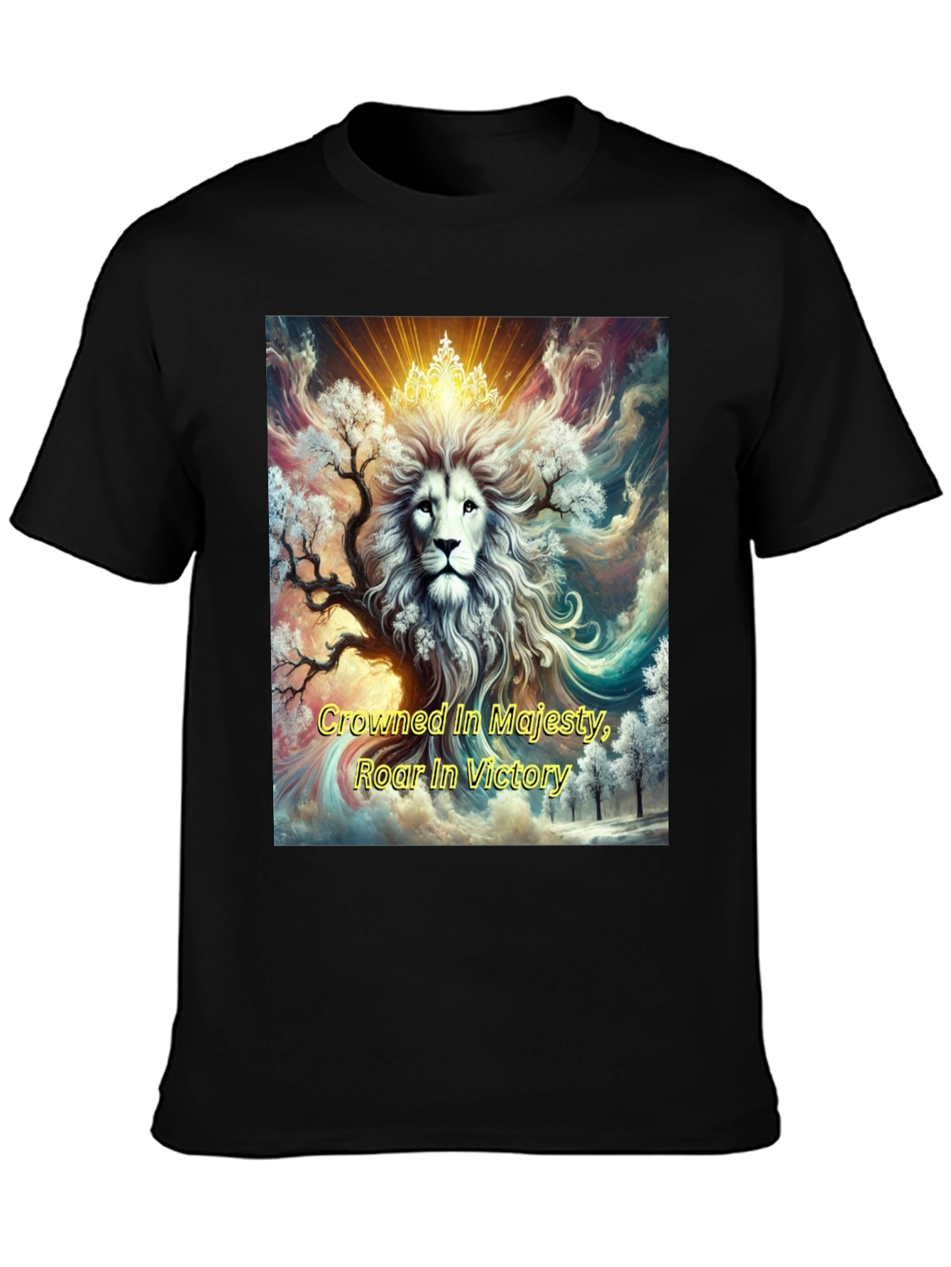 Crowned Lion Majesty Graphic Tee