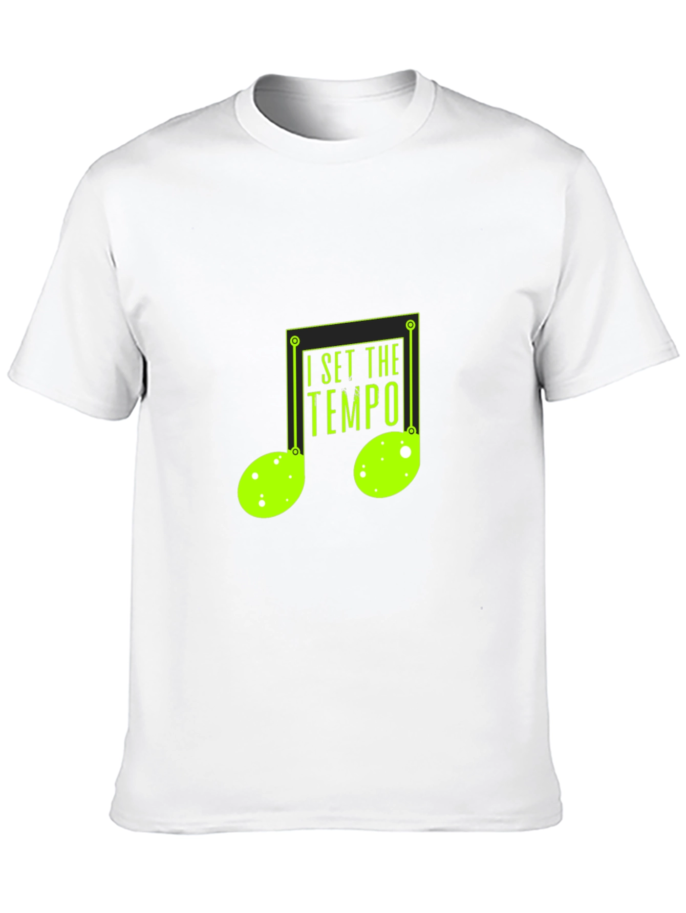 I Set the Tempo Music Note Graphic T-Shirt