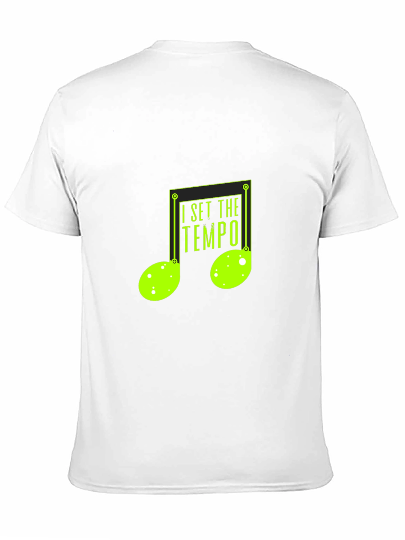 I Set the Tempo Music Note Graphic T-Shirt