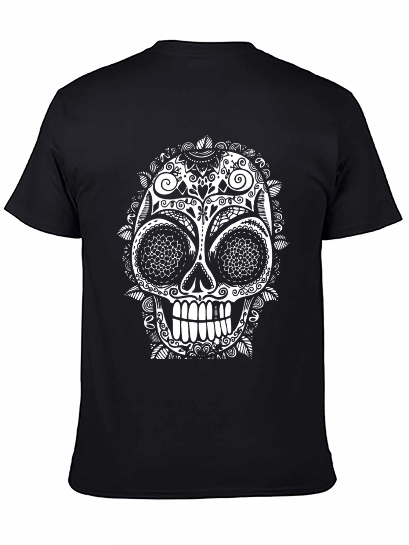 Sugar Skull T-Shirt - Black Graphic Tee