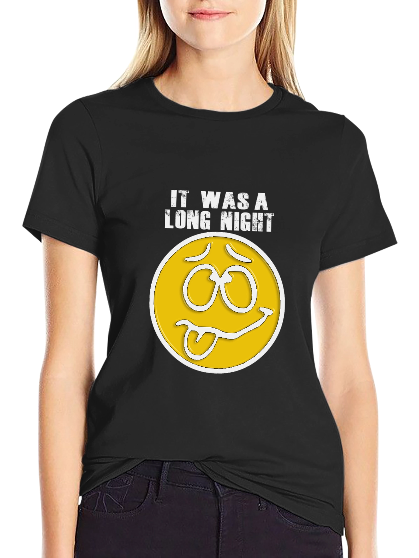 Funny Long Night Graphic T-Shirt