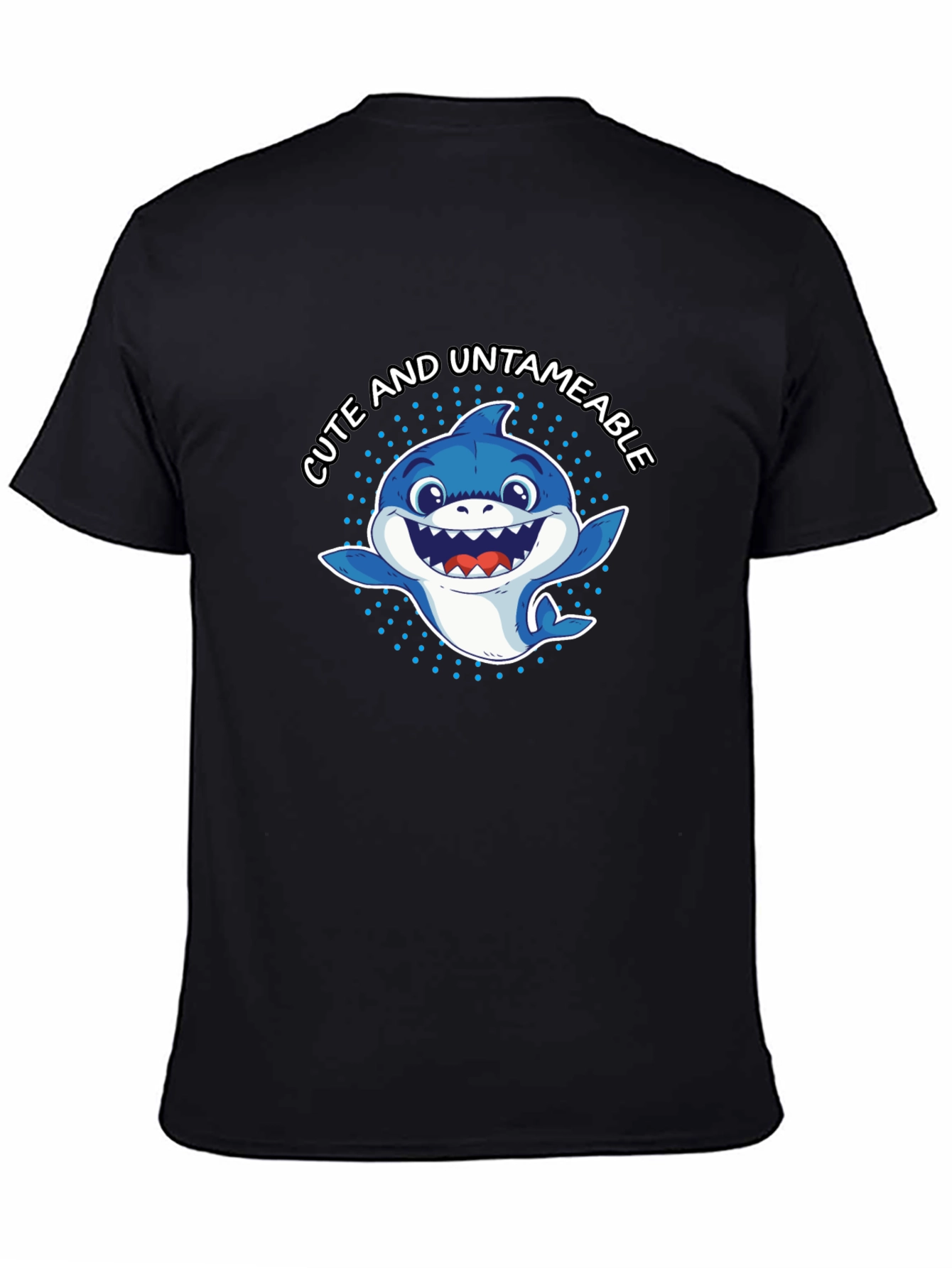 Cute & Untameable Shark Graphic Tee