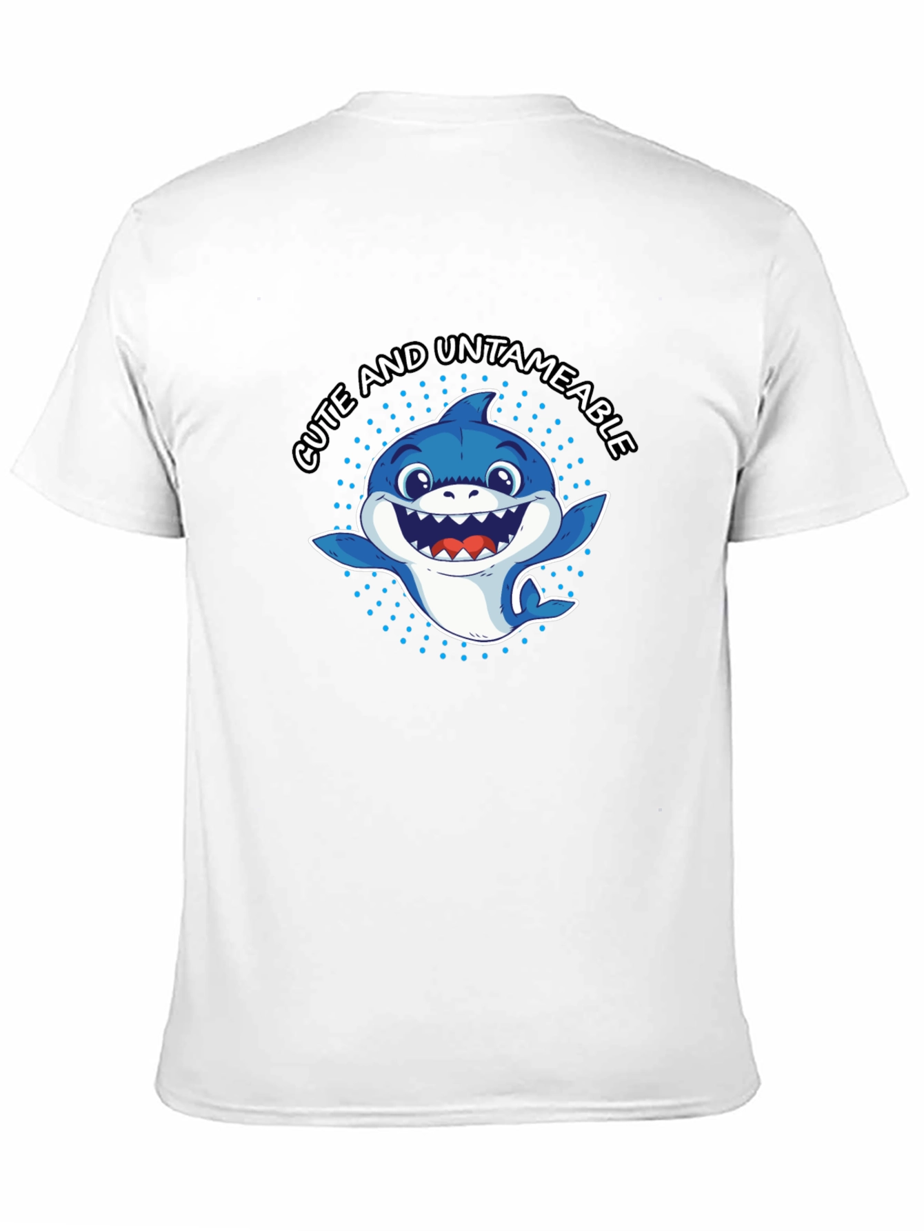 Cute & Untameable Shark Graphic Tee