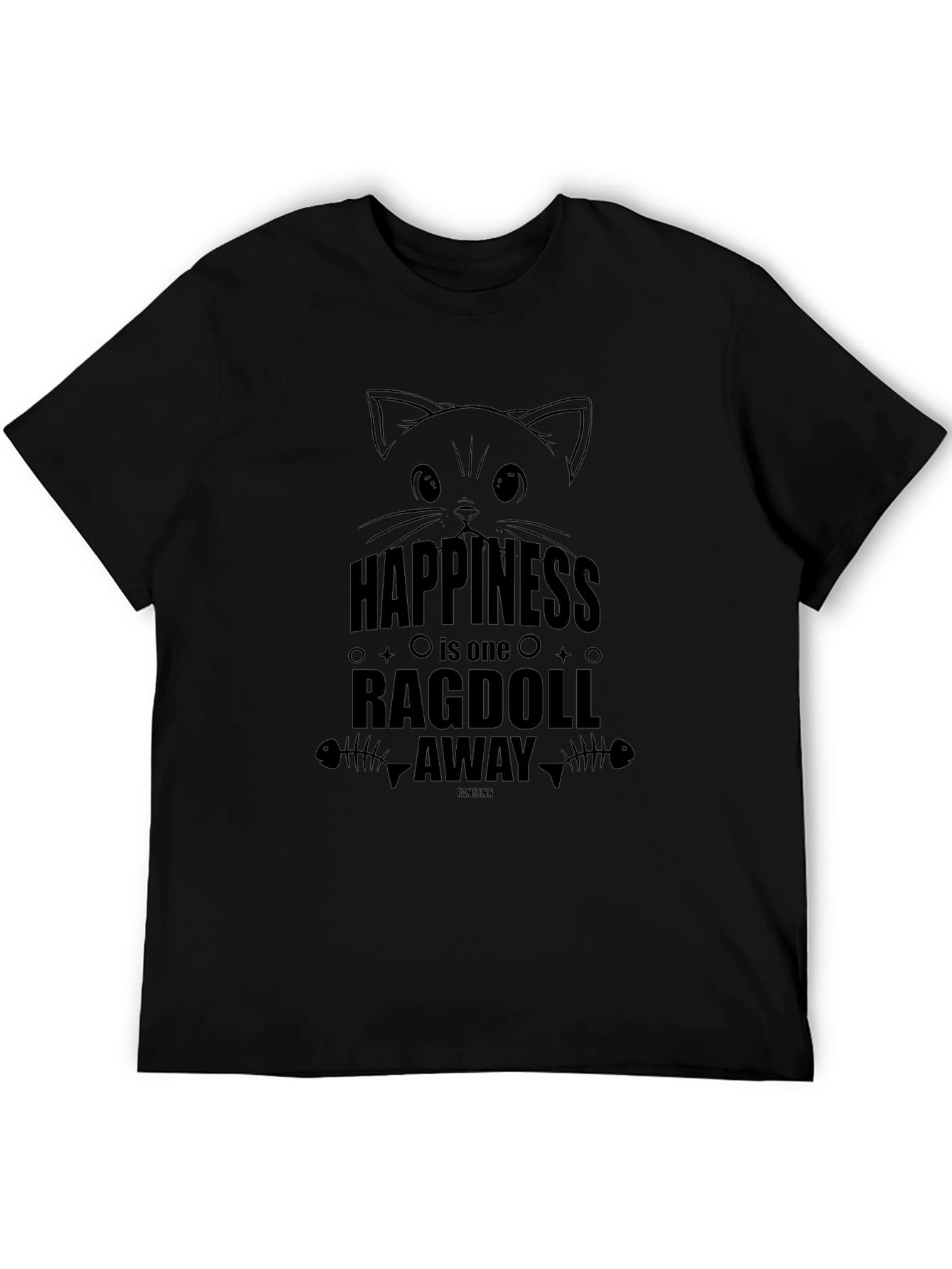 Happiness Ragdoll Away T-Shirt - Cat Lovers Tee