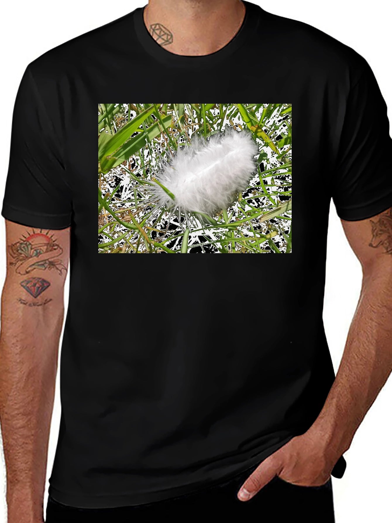 Feather Graphic T-Shirt