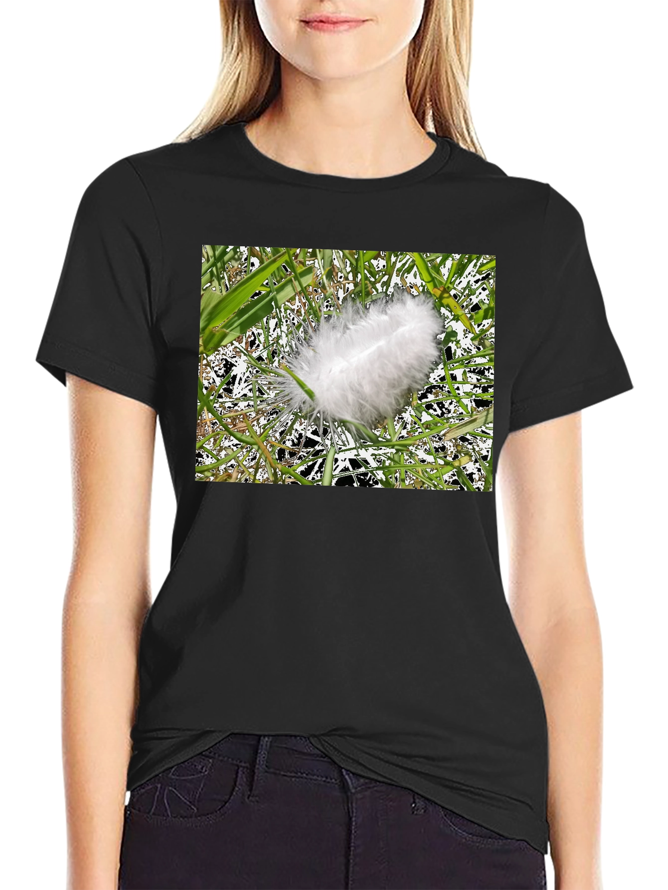 Feather Graphic T-Shirt