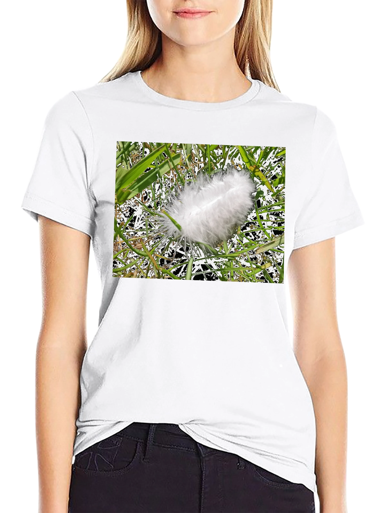 Feather Graphic T-Shirt