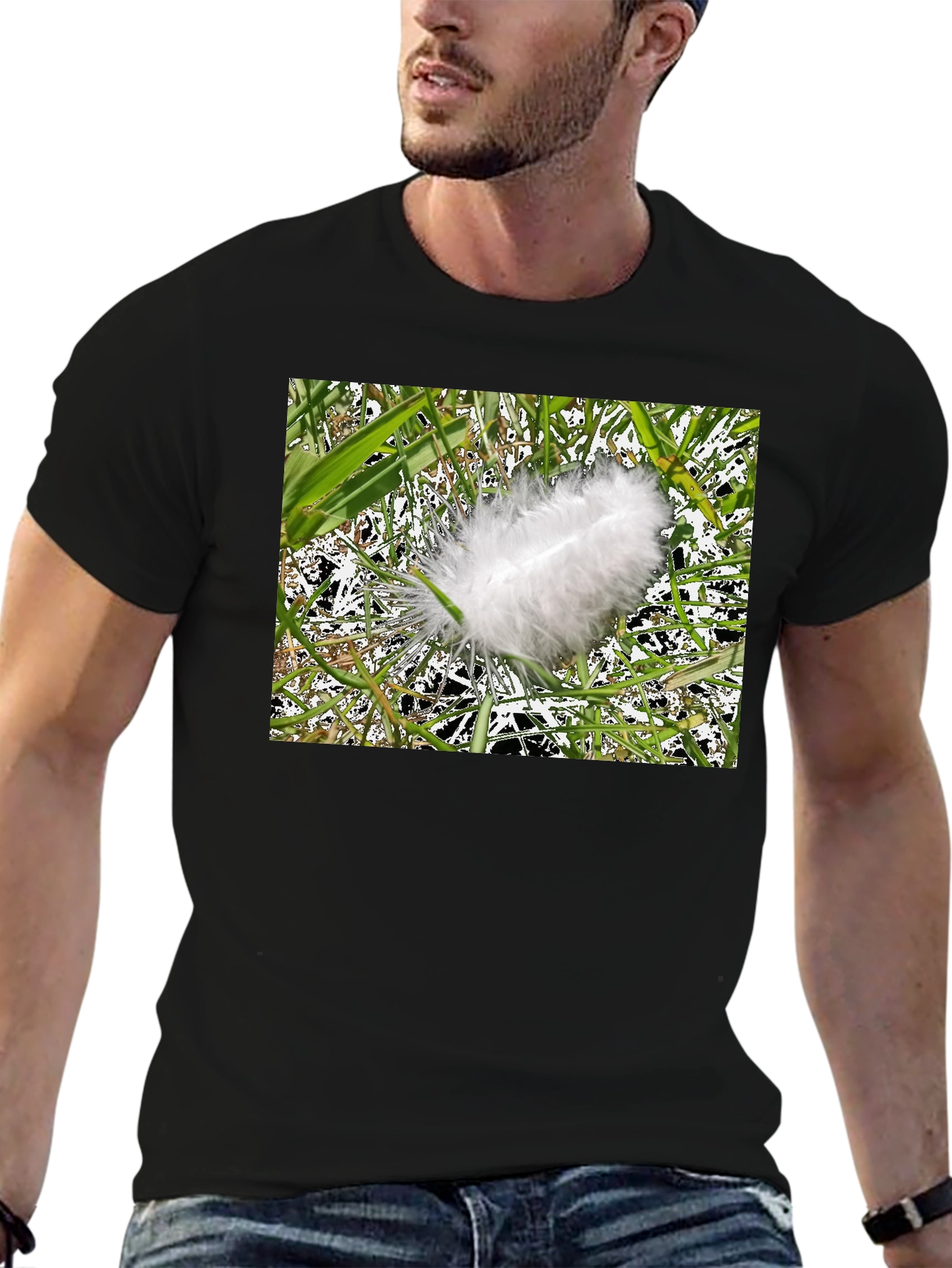 Feather Graphic T-Shirt