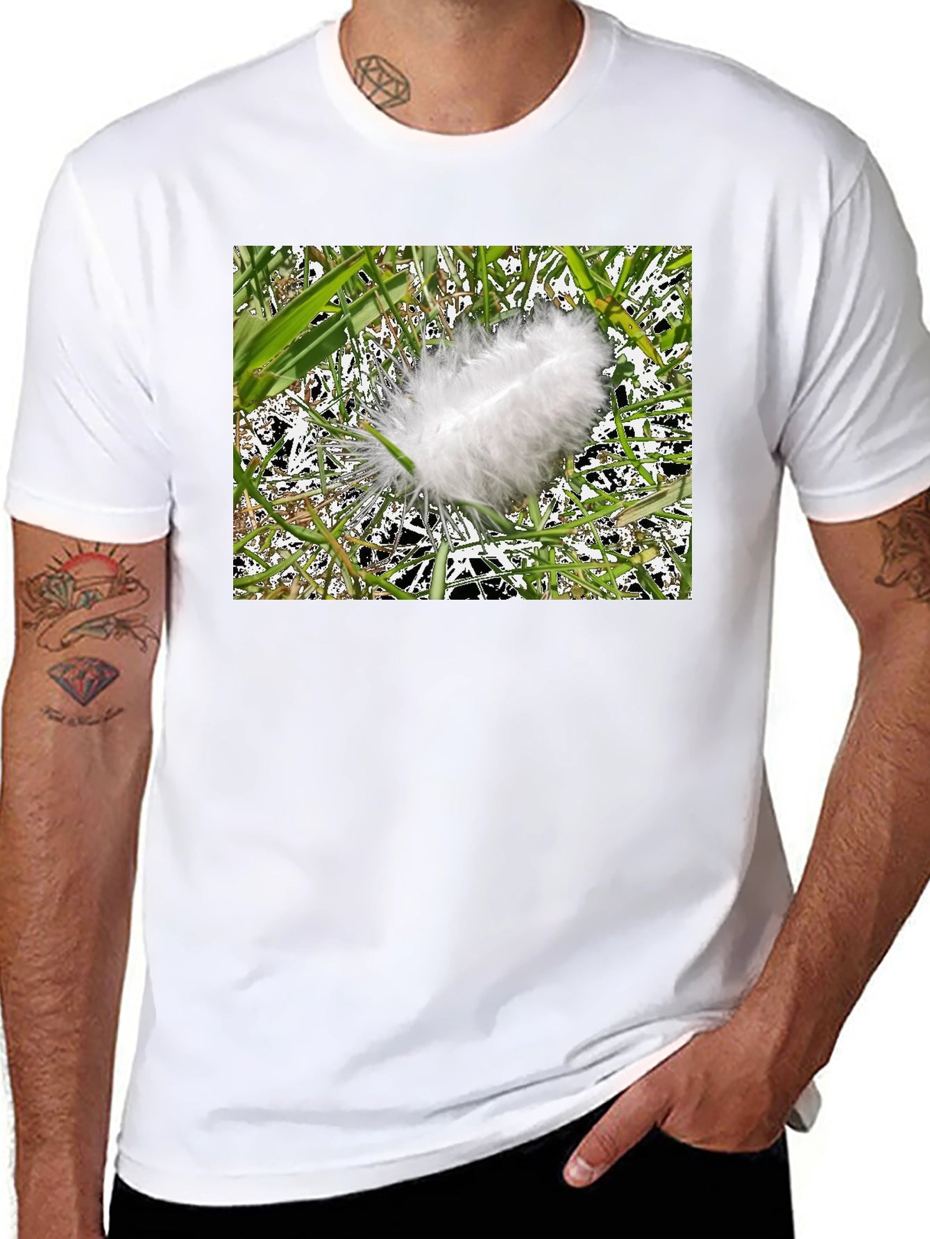Feather Graphic T-Shirt