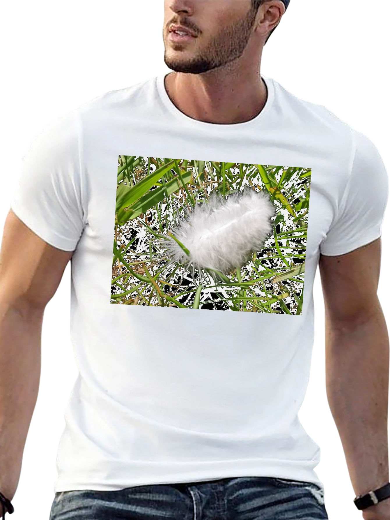 Feather Graphic T-Shirt