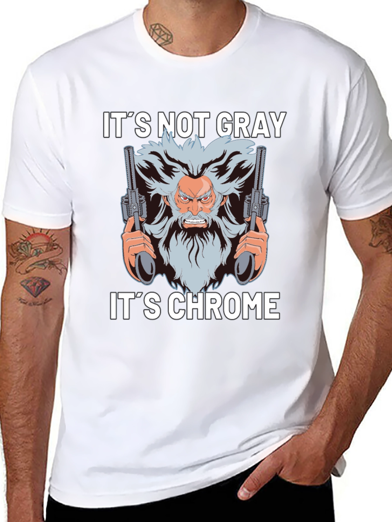 Its Not Gray Its Chrome T-Shirt